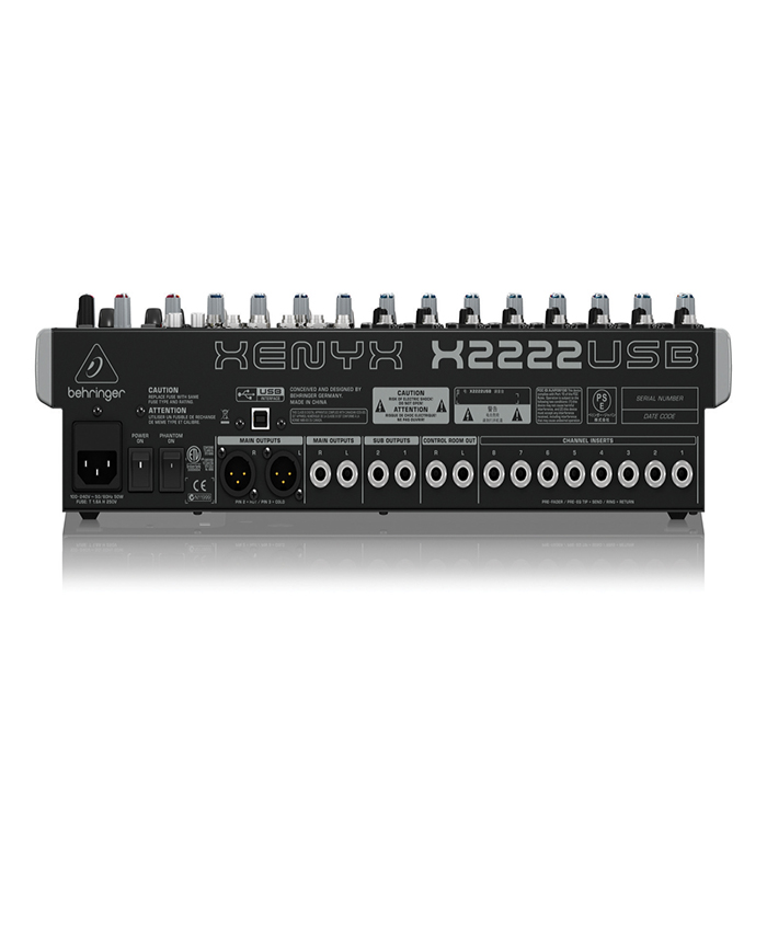 Behringer X2222USB zb601 back