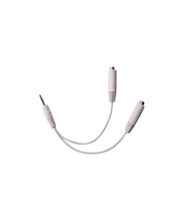 Electrovision A111C 3.5mm Stereo Jack Plug to 2x 3.5mm Stereo Jack Sockets Headphone Splitter