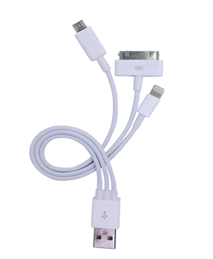 3 in 1 USB to Lighting-iPod-iPhone connector