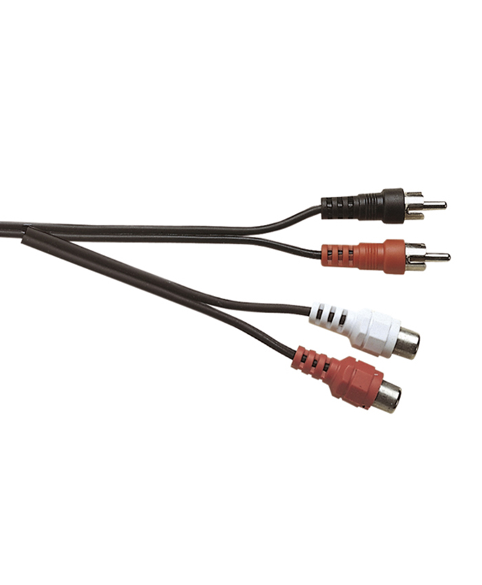 Electrovision A114A 2x Phono Plugs to 2x Phono Sockets