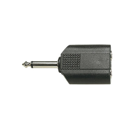 Electrovision F376 Mono 6.35 Jack plug to 2x 6.35 Jack sockets