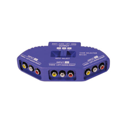 Electrovision T114K 3 Way Audio Video Input Selector front