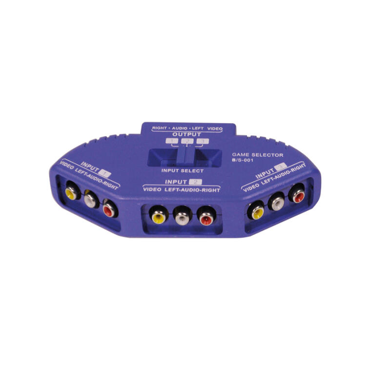 Electrovision T114K 3 Way Audio Video Input Selector front