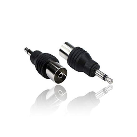 Mono 3.5 Jack plug to Coax socket