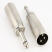 Mono 6.35 Jack plug to XLR plug