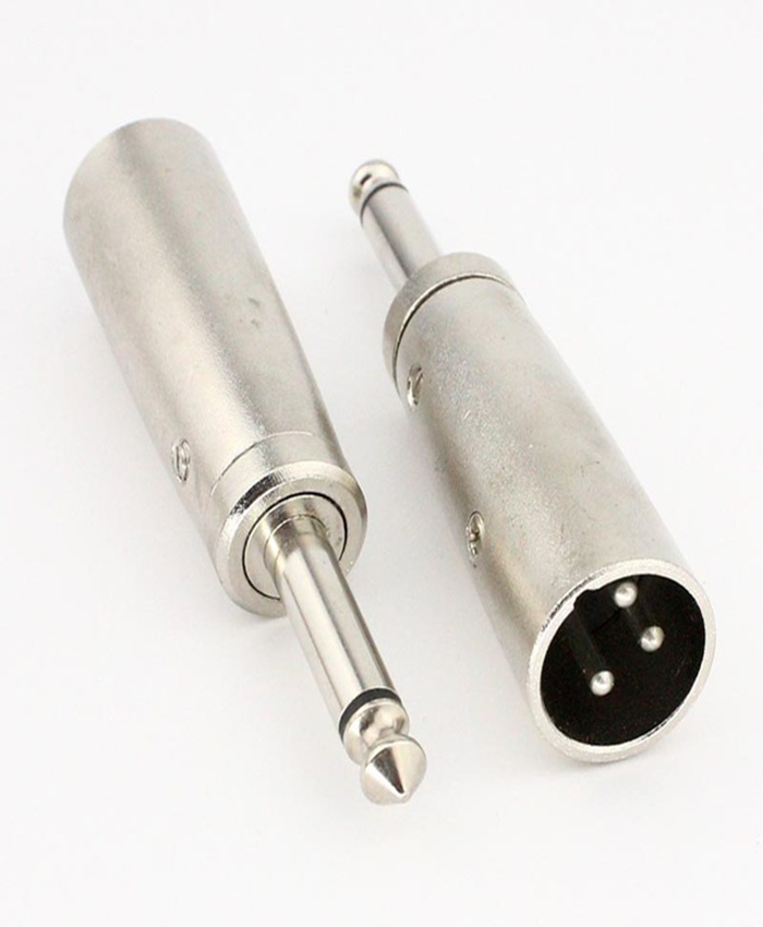 Mono 6.35 Jack plug to XLR plug