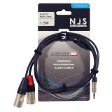 NJS773 3.5 Stereo Jack plug to XLR plug