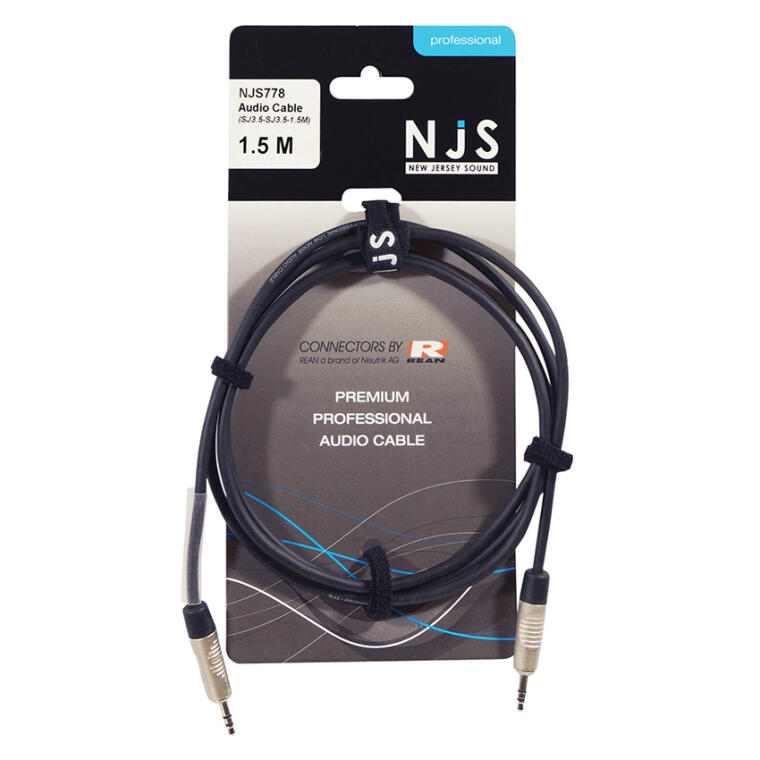 NJS778 3.5mm Stereo Plug to 3.5mm Stereo Plug
