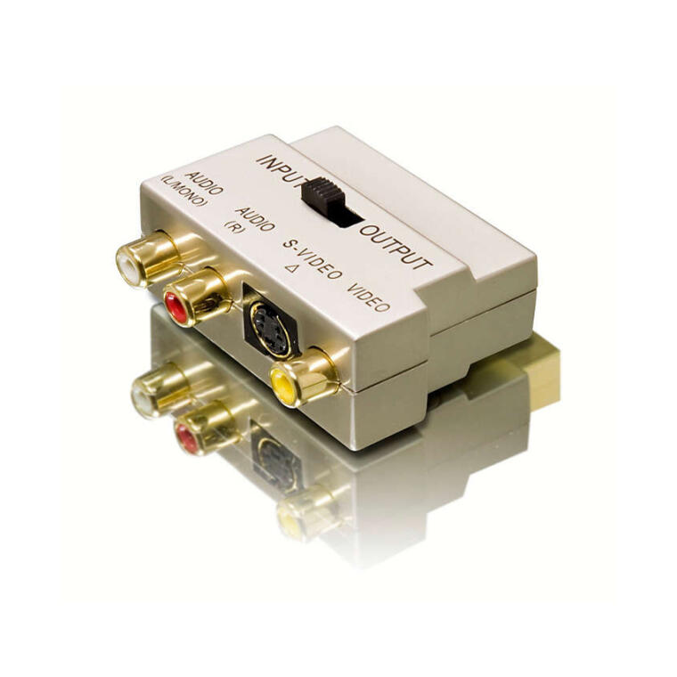 Philips SWV3563 Switchable RCA + S Video to Scart adaptor