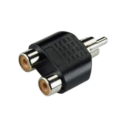 Phono plug to 2x Phono sockets