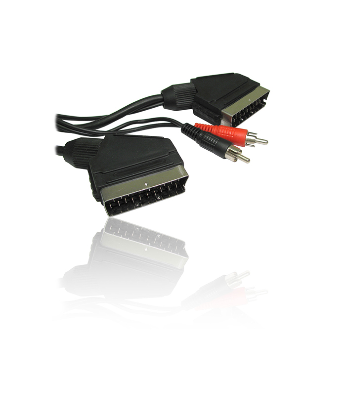 Scart to Scart with 2x RCA - Audiophonic Malta