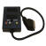 Soundlab T113ZR 2 way Scart splitter with 3 Phono Sockets and SVHS Socket