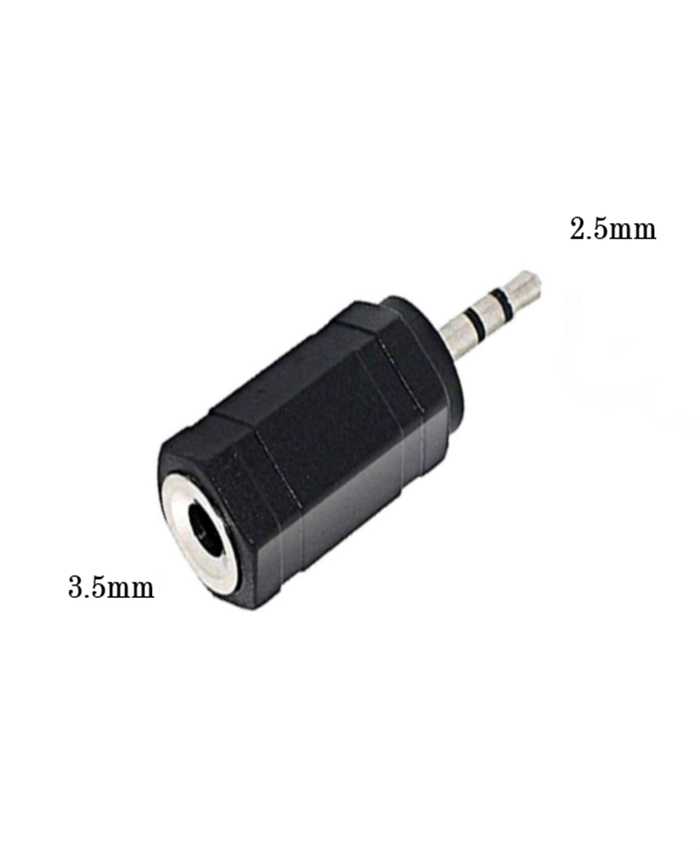 Stereo 2.5 Jack plug to 3.5 Jack socket