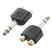 Stereo 6.35 Jack plug to 2x Phono sockets