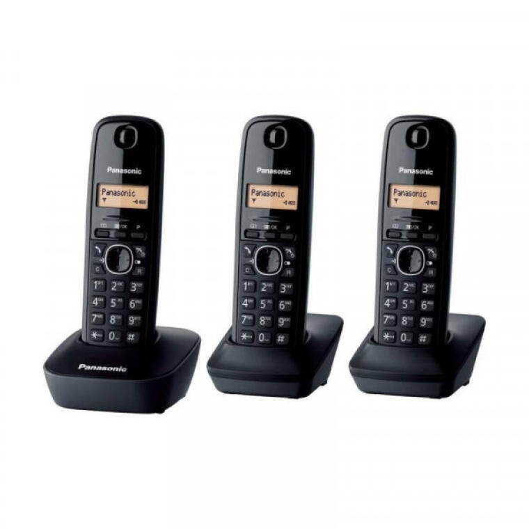 TELEFONO CORDLESS KX TGB613JTB TRIO NERO