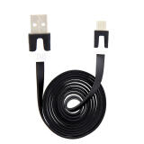 TnB CBFLAT1BK USB plug to Micro USB plug Flat Cable