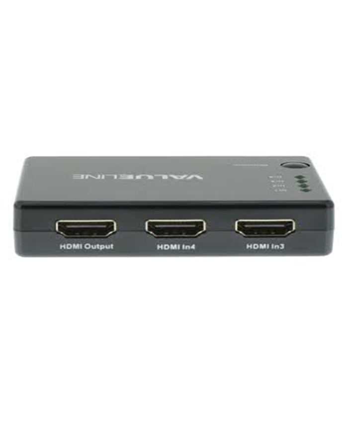 ValueLine VLVSW3404 Manual 4 port HDMI switch rear