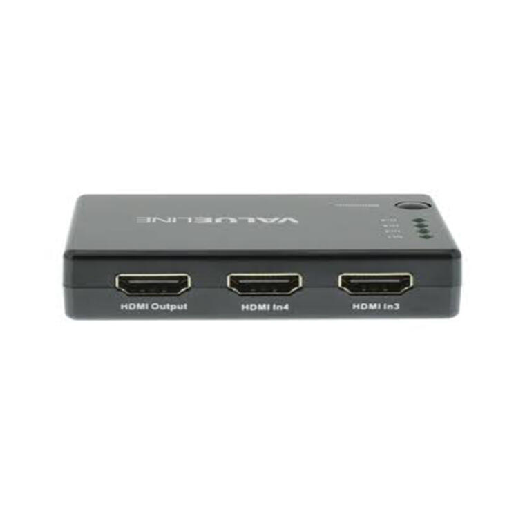 ValueLine VLVSW3404 Manual 4 port HDMI switch rear