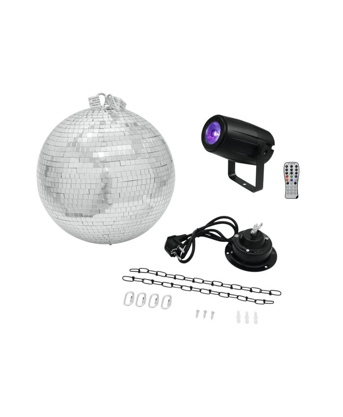 EUROLITE Mirror Ball set 30cm