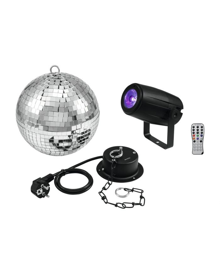 EUROLITE Mirror Ball set 20cm