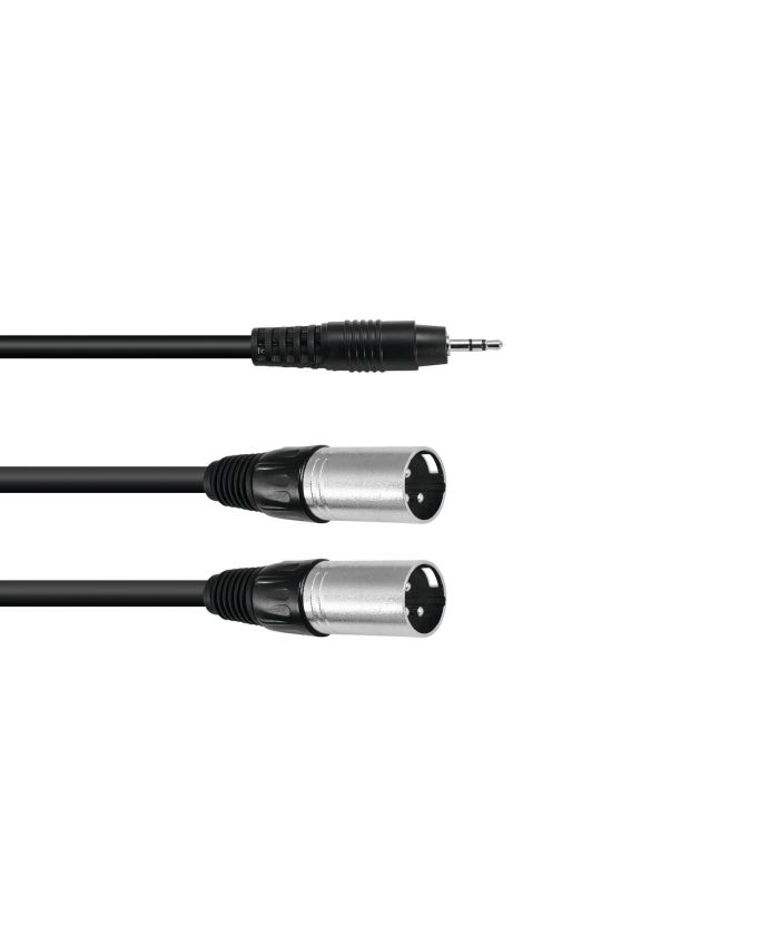 (3m) Adapter Cable 3.5 Jack/2xXLR(M)