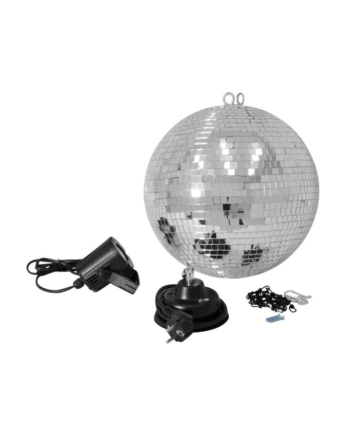 EUROLITE Mirror Ball Set 30cm with LED Spot