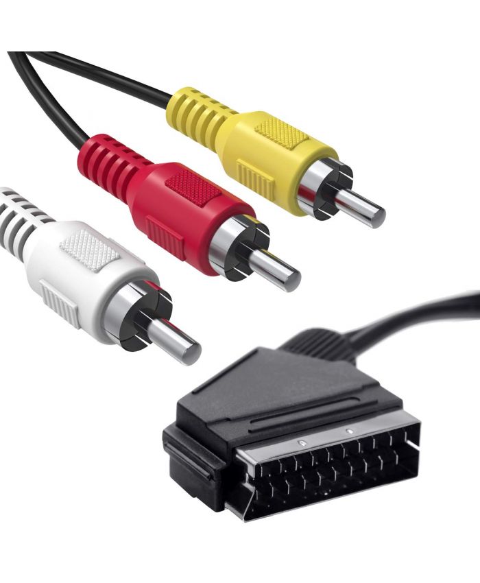 Ancable SCART to 3 RCA Male(1.5m)