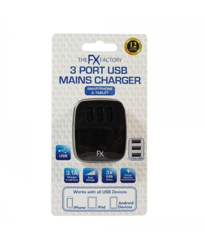 FX Factory 3 Port Charger
