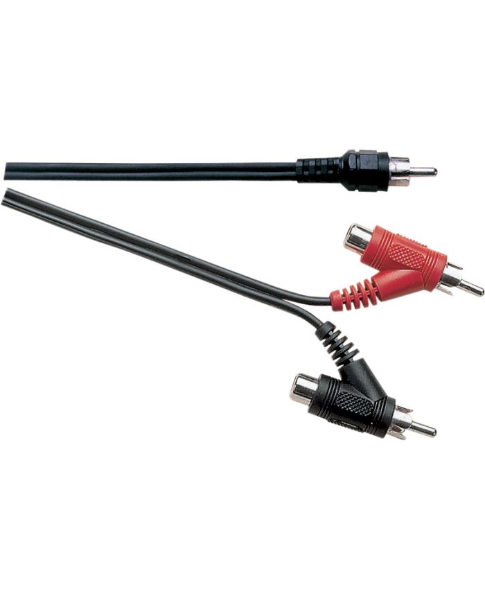 Phono Plug to 2x Stackable Phono Plug (1.8m)