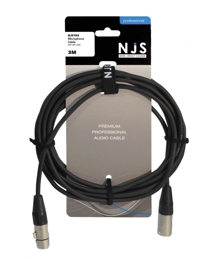 Pro XLR plug to XLR socket (3m)