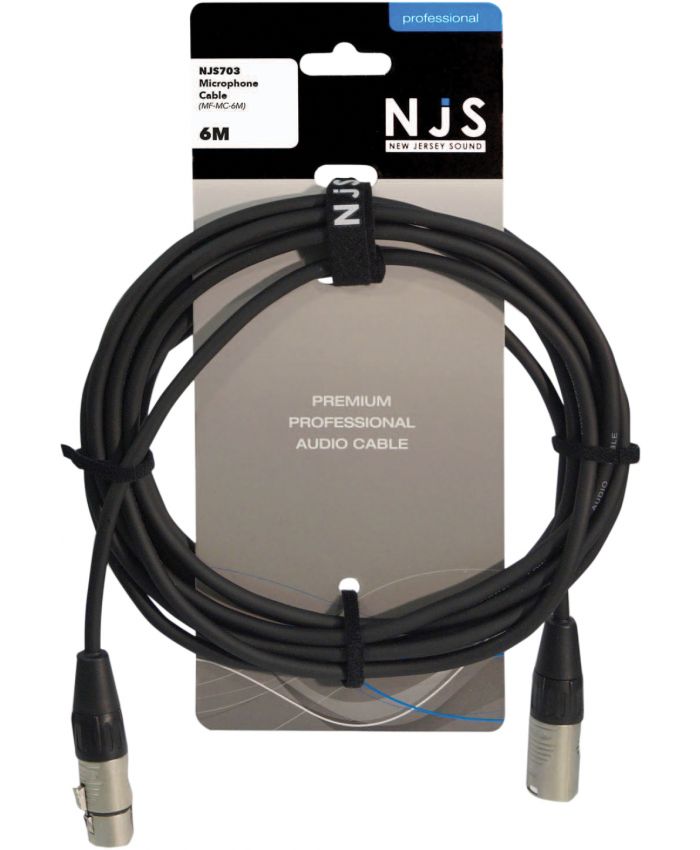 NJS XLR Female to XLR Male Microphone Cable
