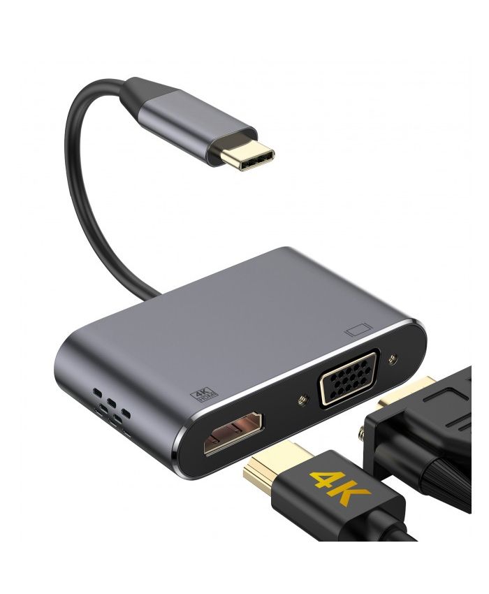 Type C to HDMI / VGA
