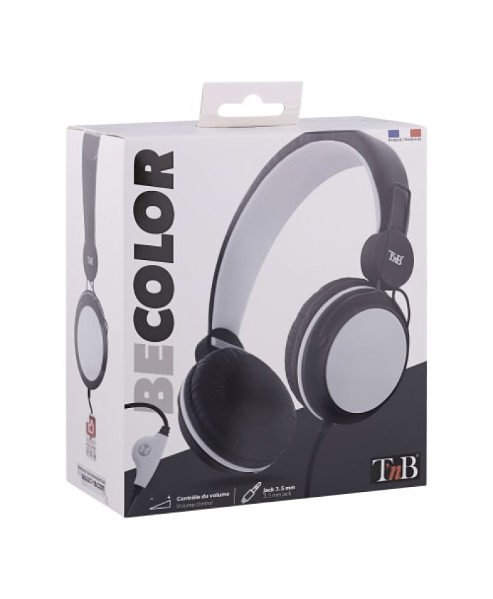 TNB BE COLOR wired headset 3.5mm jack white
