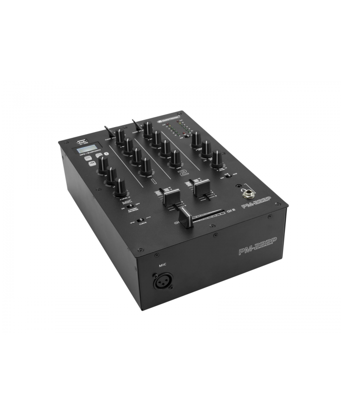 Omnitronic PM-222P 2-channel DJ Mixer with Player  Stock for approx. 12 wk(s)