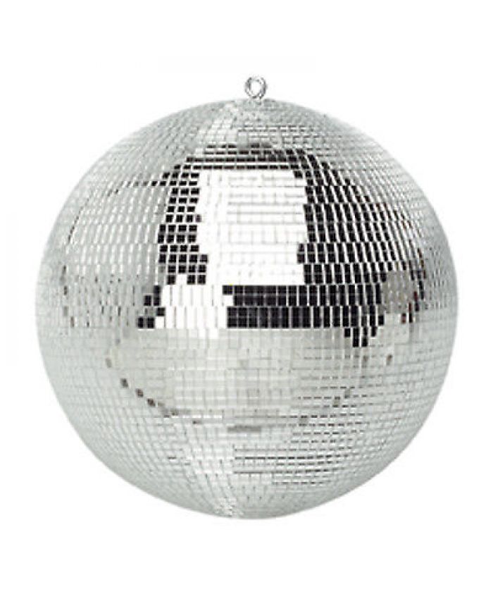 Silver Mirror Ball 12" (30cm)