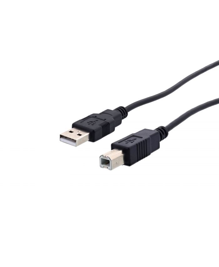 USB-A plug to USB-B plug