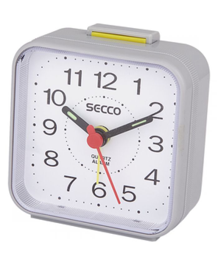 Secco White Alarm Clock