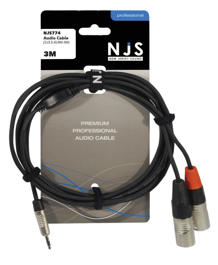 Pro 3.5mm Stereo Jack to XLR (3m)