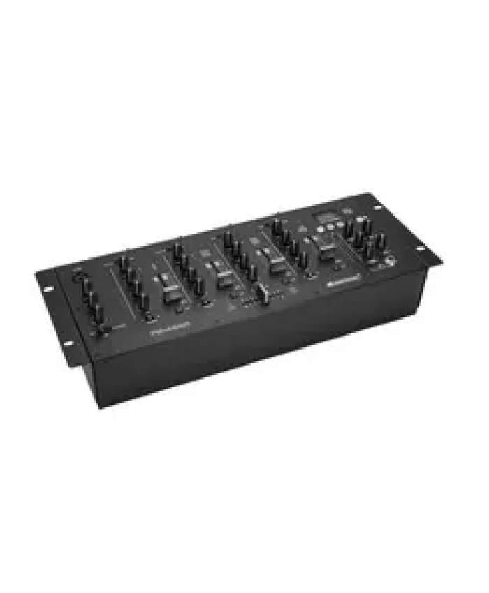 OMNITRONIC PM-444Pi 4-channel DJ Mixer with Player & USB Interface