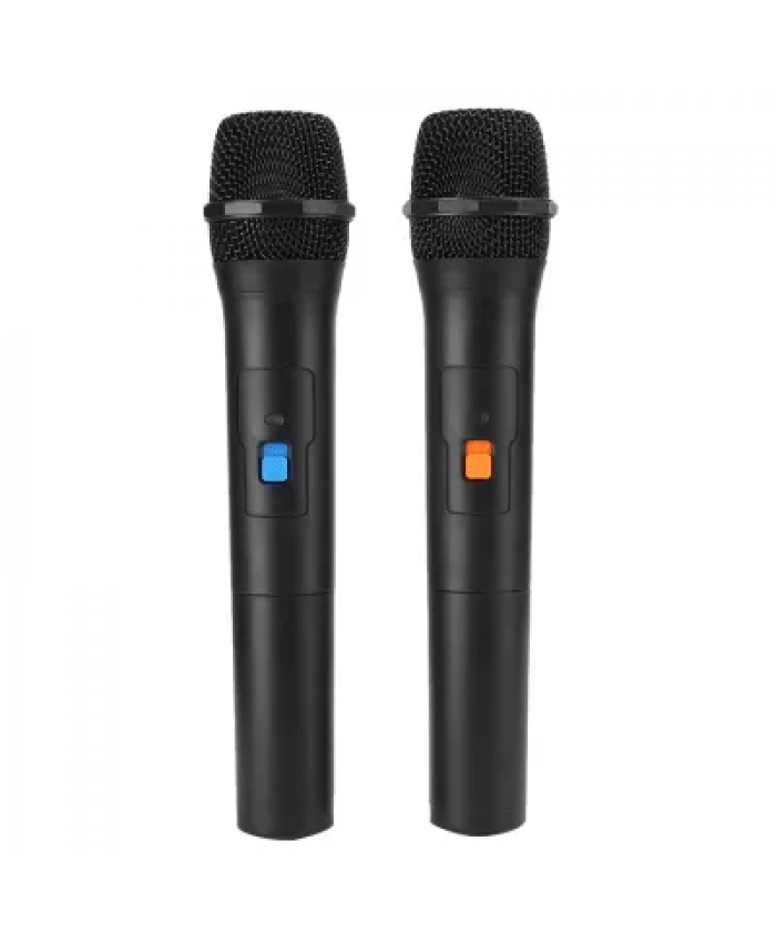 Omnitronic UWM-2HH USB Wireless Mic Set with two handheld microphones