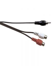 Electrovision A114AF Phono Plug to 2x Phono Socket