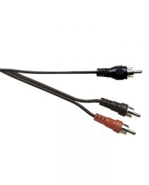 Electrovision A118C Phono Plug to 2x Phono Plugs
