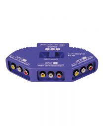 Electrovision T114K 3 Way Audio Video Input Selector front