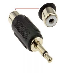 Mono 3.5 Jack plug to Phono socket