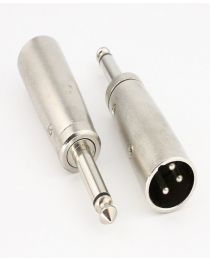 Mono 6.35 Jack plug to XLR plug