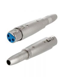 Mono 6.35 Jack socket to XLR socket