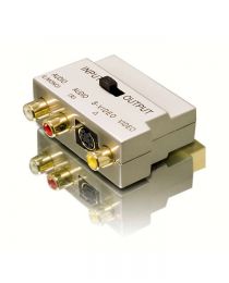 Philips SWV3563 Switchable RCA + S Video to Scart adaptor