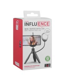 TnB Mini Tripod for Smartphone with LED INFLUENCE 3