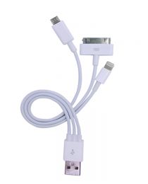 Electrovision A111K 3 in 1 USB to Lighting iPod iPhone connector2