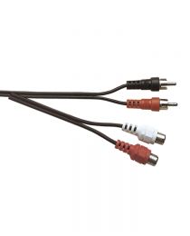 Electrovision A114A 2x Phono Plugs to 2x Phono Sockets
